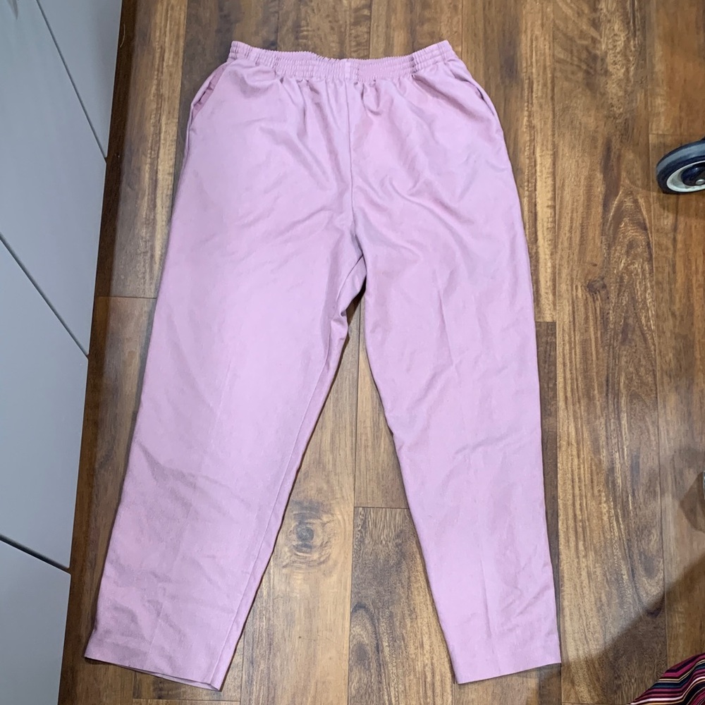 Sz 14 Alfred Dunner Elastic Waist Dress / Casual Pants summer pants style